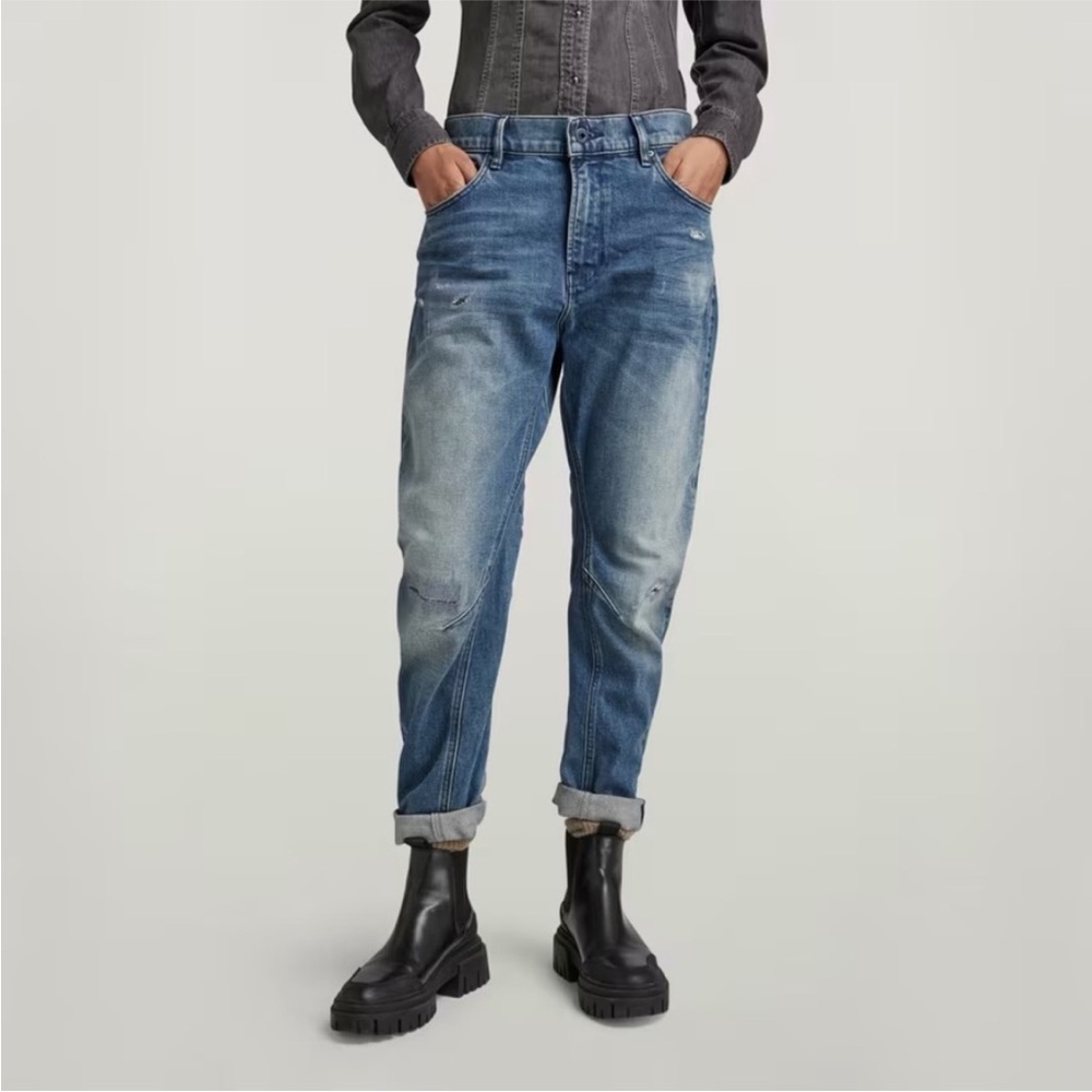 G STAR ARC 3D LOW BOYFRIEND JEANS SIZE 29X32